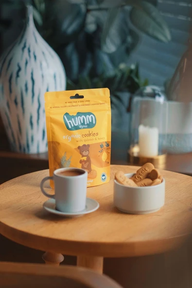 Humm Organic Organik Ballı Ve Kinoalı Kurabiye - 55g - 3