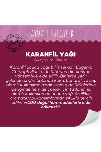 GURME SOKAĞI Karanfil Yağı 10 ml - 3