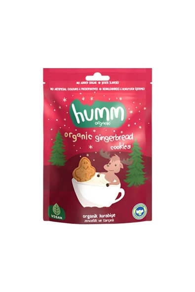 Humm Organic Organik Tarçınlı Zencefilli Kurabiye 3 X 55 Gr - 2