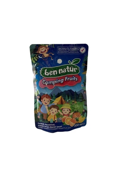 Ben Natür Camping Fruits 200ml 20 Adet