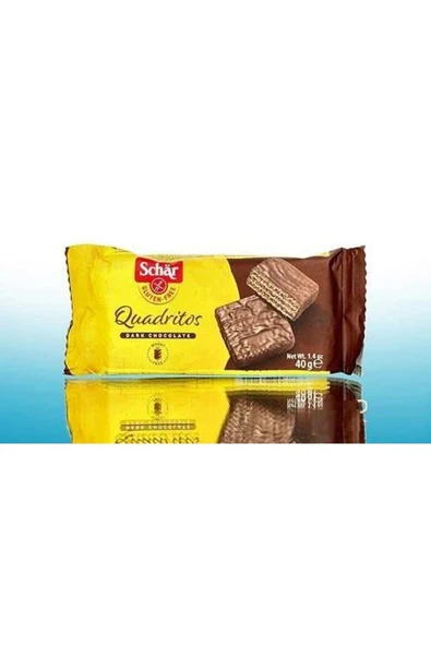 Schar Quadritos Siyah Çikolata Kaplı Gofret 2x20 gr - 2