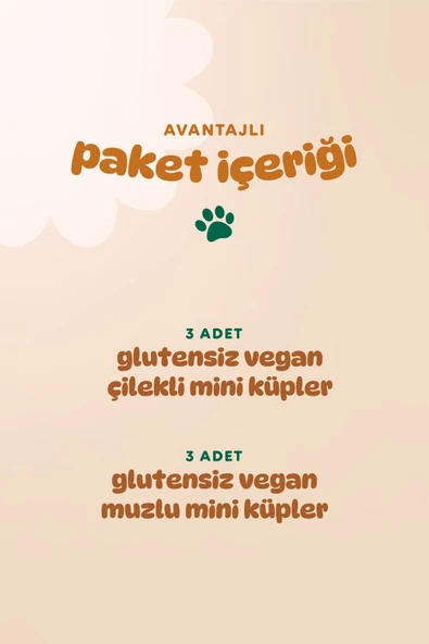 Humm Organic Organik 2'li Karma Vegan Mini Küpler Paketi 30g X 6 Adet - 3