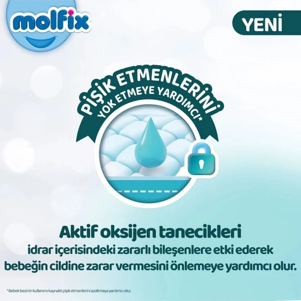 Molfix Premium Bebek Bezi Ultra Fırsat Paketi 5 Beden 11-18 Kg 66 Adet - 7