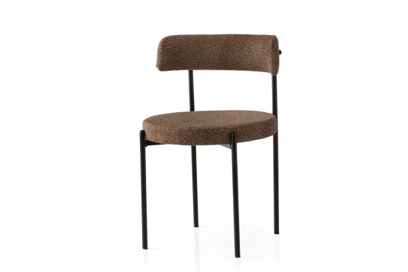 Arven Masa, Rolls Metal Sandalye, Safir Meşe,180x90 - 7