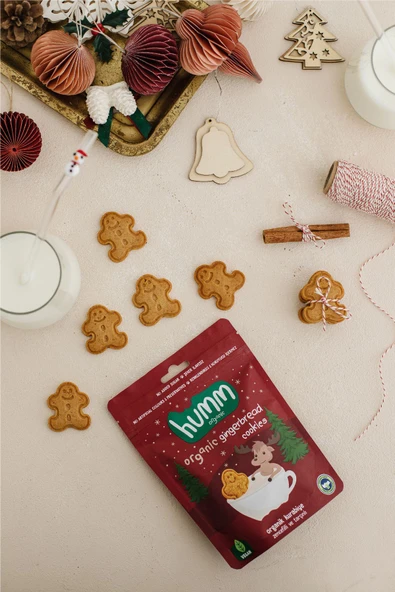 Humm Organic Organik Tarçınlı Zencefilli Kurabiye 6 X 55 gr - 3