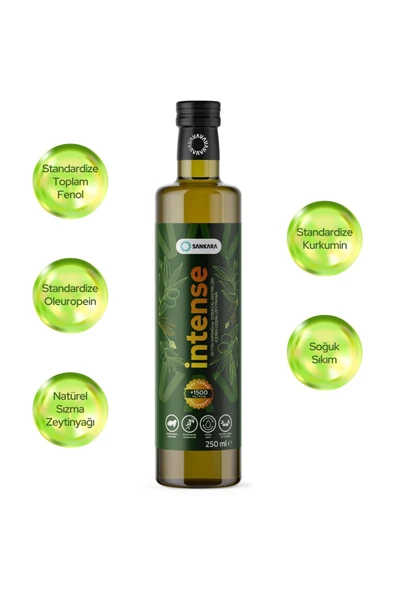 Sankara 1500 Ultra Yüksek Polifenollü Yoğun Zeytinyağı 250 ml - 3