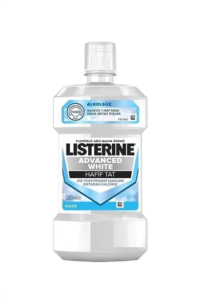 Listerine Advanced White Hafif Tat 500 ml Gargara