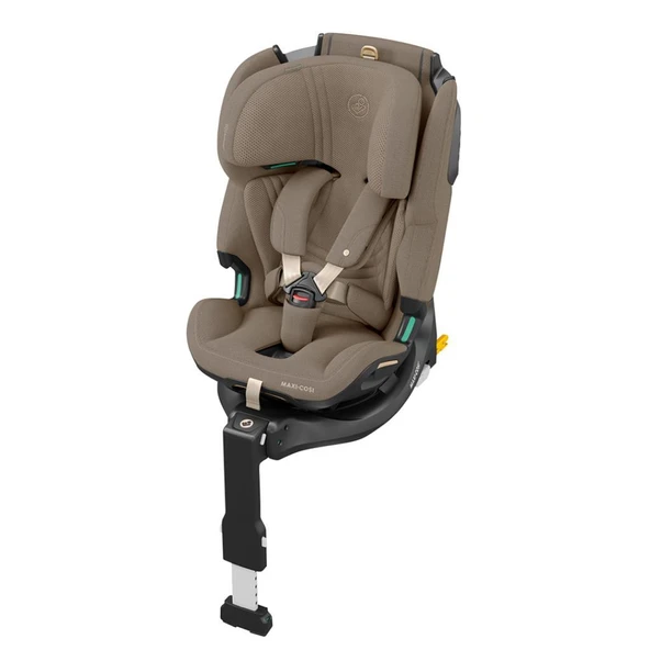 Maxi-Cosi Emerald 360 Pro I-Size Dünyanın İlk Kızaklı, Araç Dışına Çıkabilen İsofix'li 360 Dönebilir Yatabilir 0-36 kg Bebek Oto Koltuğu Authentic Truffle