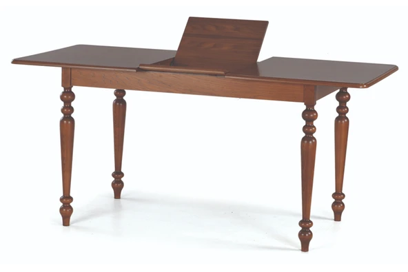 Alzando Masa Ve Çapraz Döşemeli Sandalye Takımı, Ceviz Ceviz, 125X80 - 4