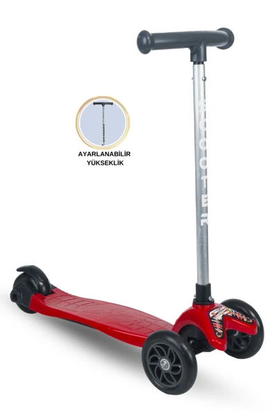 TOİS Joy 3 Tekerlekli Yükseklik Ayarlı Scooter