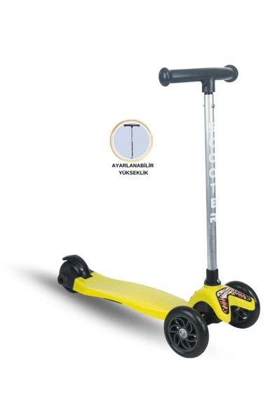 TOİS ColorWase Led Işıklı 4 Kademe(50-65 cm) Ayarlanabilir 3 Tekerlekli Scooter - 3