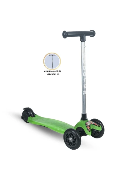 TOİS ColorWase Led Işıklı 4 Kademe(50-65 cm) Ayarlanabilir 3 Tekerlekli Scooter - 4