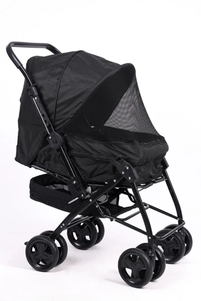 PETCARS Xdrive Kedi Ve Köpek Arabası 40x60x65cm Siyah