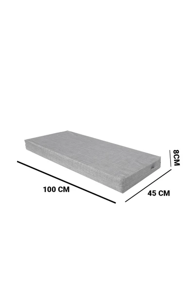RevuBaby Bağlama Aparatlı Bahçe  Balkon Bank Sandalye Minderi Bank Oturma Minderi 100x45x8 CM - 3