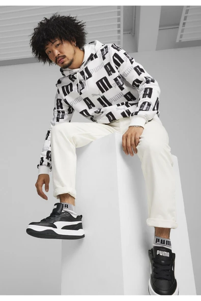 Puma Erkek Park Lifestyle Siyah Beyaz Spor Ayakkabı 39508403 - 7