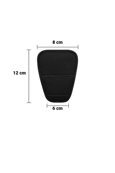 RevuBaby Bebek Arabası  Çocuk Oto Koltuğu Bacak Arası Kemer Pedi  Kemer Yumuşatıcı Siyah - 2