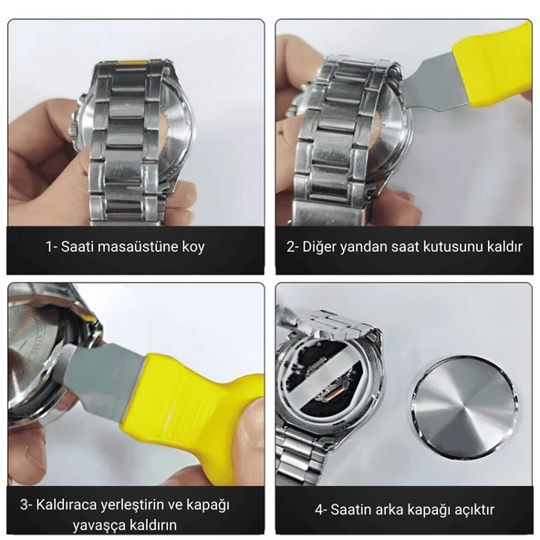 T09-DTL-121 SARI TOPUZLU ÇAKI - SEIKO MARKA - 3