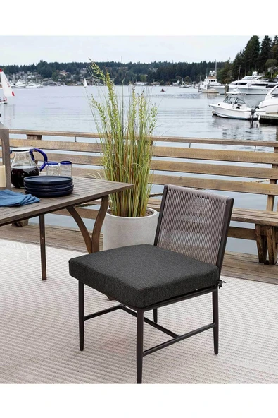 RevuBaby Güneşe Dayanıklı  COTON Kumaş Bahçe Balkon Minderi  50x50x8CM