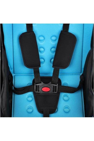 RevuBaby Bebek Arabası Kemer Pedi SETİ Baston Puset Cavin Çocuk Arabası Omuz Yumuşatıcı 3LÜ SET GRİ YILDIZ - 3