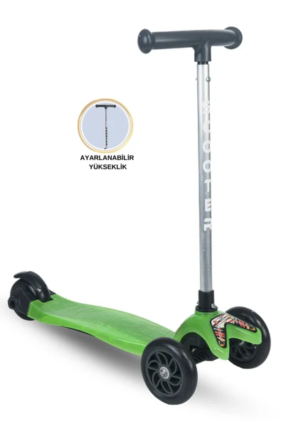 TOİS Joy 3 Tekerlekli Yükseklik Ayarlı Scooter
