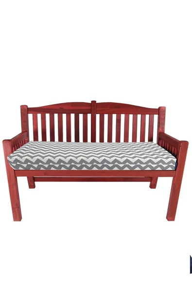RevuBaby Bağlama Aparatlı Bahçe  Balkon Bank Sandalye Minderi Ban Oturma Minderi 100x45x8 CM