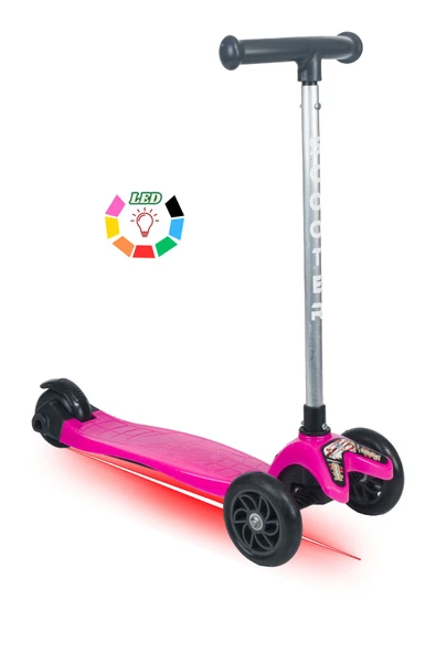 TOİS Colorwase Led Işıklı 4 Kademe(50-65 CM) Ayarlanabilir 3 Tekerlekli Scooter 3 Yaş