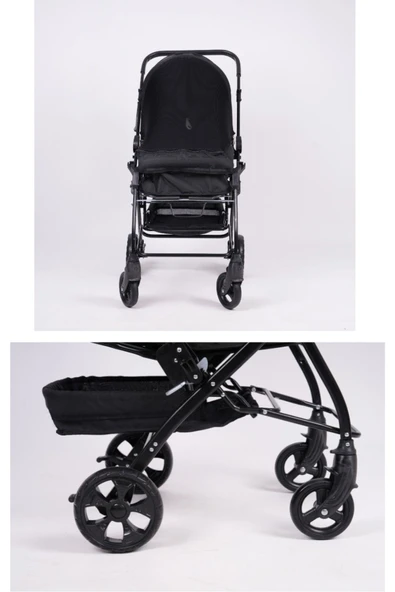 PETCARS Xdrive Kedi Ve Köpek Arabası 40x60x65cm Siyah - 4
