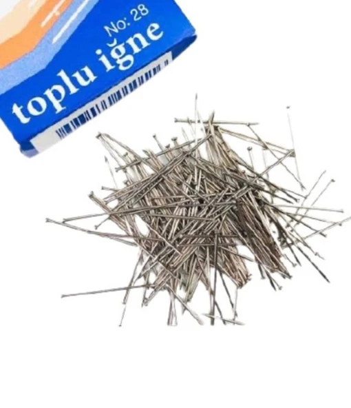 Toplu iğne 28 mm 20 gr Ofis, Düğün, Eşarp iğnesi - 1 Paket