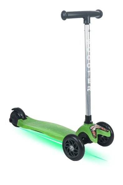 TOİS ColorWase Led Işıklı 4 Kademe(50-65 cm) Ayarlanabilir 3 Tekerlekli Scooter - 2