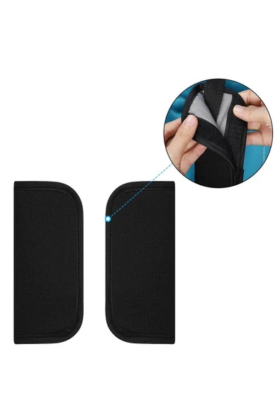 RevuBaby Bebek Arabası  Kemer Pedi  Baston Puset  Cavin Çocuk Arabası Omuz Yumuşatıcı SİYAH - 3