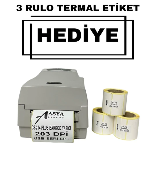 Argox OS-214 Plus Barkod Yazıcı