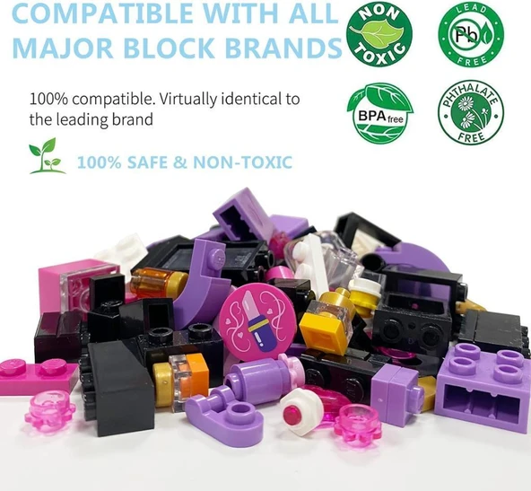 Keeppley City Corner K28019 Orange Cat Game Room Kedi Oyun Evi Mağazası Yapı Blokları Oyuncak Seti - 8