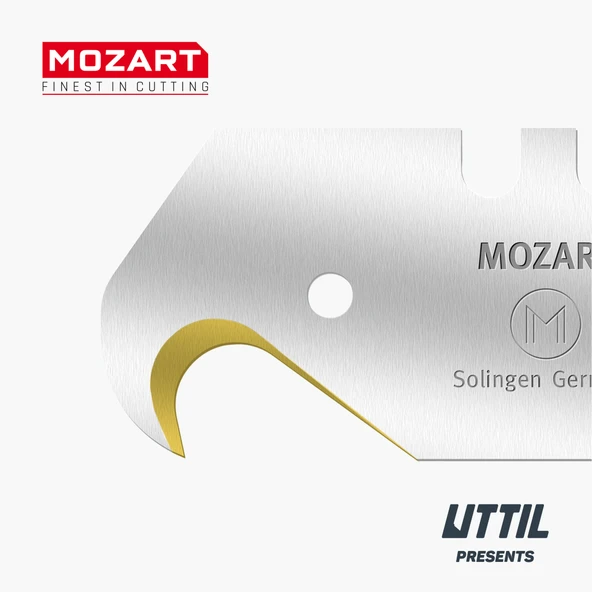 Mozart Blades 90110.065 51 mm TiN Kaplama 100 Adet Yedek Kanca Bıçak