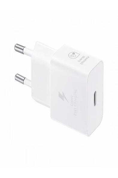 Samsung EP-T2510X 25W Type-C Hızlı Şarj Aleti Type-C to Type-C Kablolu- Beyaz EP-T2510XWEGWW (Samsung Türkiye Garantili) - Resim 8