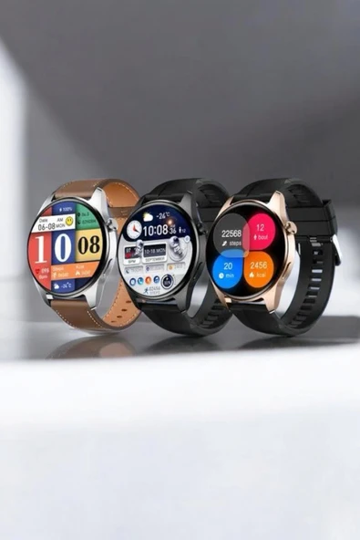 Akıllı Saat Bluetooth Bağlantılı Amoled Ekran Uyku ve Sağlık Takibi - 3