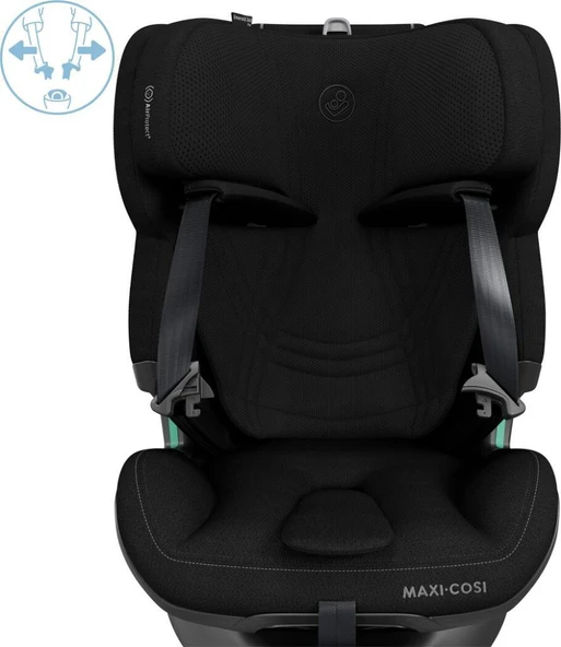 Maxi-Cosi Emerald 360 Pro I-Size Dünyanın İlk Kızaklı, Araç Dışına Çıkabilen İsofix'li 360 Dönebilir Yatabilir 0-36 kg Bebek Oto Koltuğu Authentic Black - 10