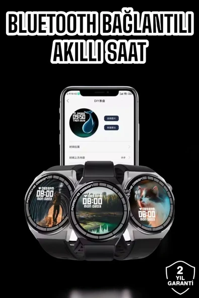 Akıllı Saat GPS VE NFC Özelliği Sesli Görüşme Dokunmstik Ekran