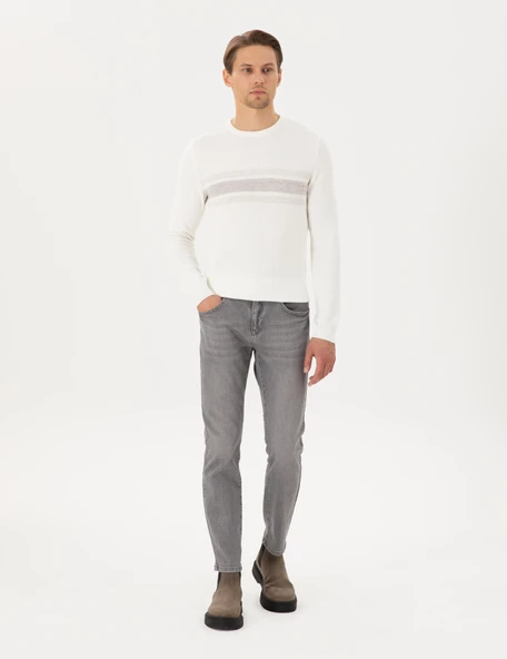 Pierre Cardin Erkek Gri Denim Pantolon 1968471 - 3