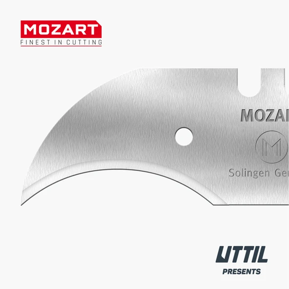 Mozart Blades 160.065 Yarım Ay (Konkav) 100 Adet Yedek Bıçak