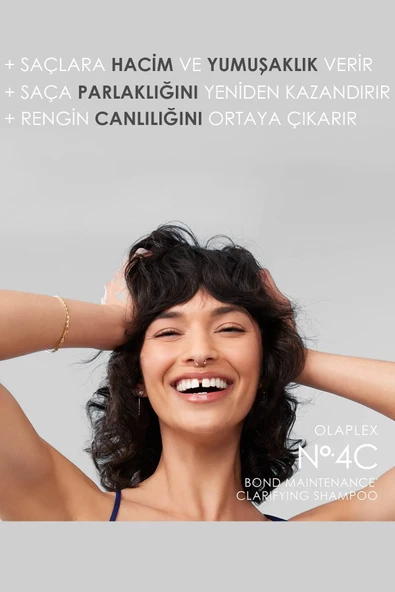 OLAPLEX Nº.4c Bond Maintenance Clarifying Shampoo Liter - Derinlemesine Temizleyen & Bağ Güçlendiren Şampuan - Resim 2