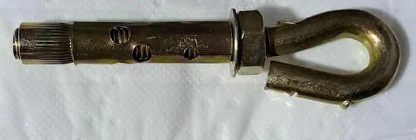 M10x120 KAPALI KANCALI ÇELİK DÜBEL ( ÇAP : 12 mm ) ( DUBEL ) ( 1 ADET FİYATIDIR )