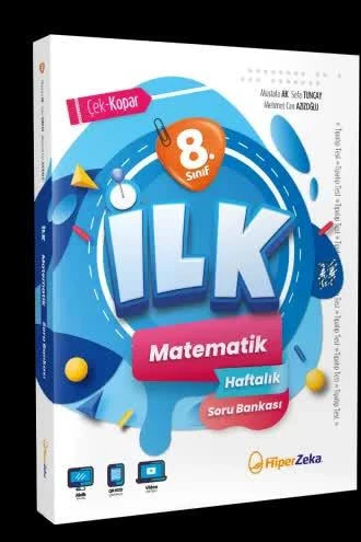 Hiper Zeka 8. Sınıf İLK Matematik Haftalık Soru Bankası 2025