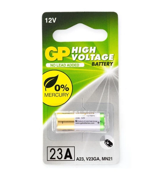 GP GP23A-C5 | 23A 12V Alkalin Spesifi Pil Kumanda Tekli