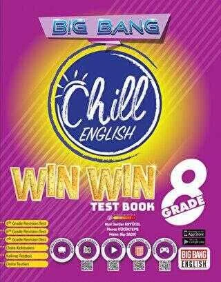 Kırmızı Beyaz 8.Grade Big Bang Chill English Win Win Test Book
