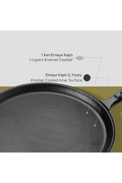 Lava Döküm Yuvarlak Krep 26cm - LV ECO Y KRP 26 - 7