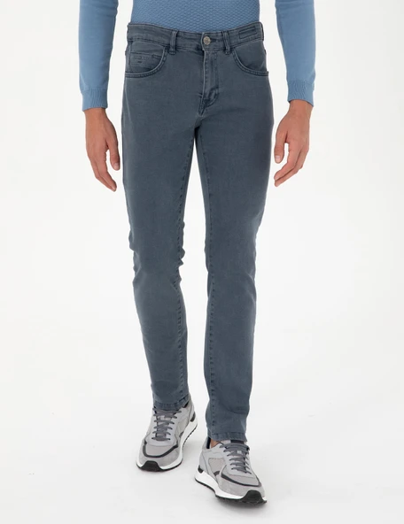 Pierre Cardin Erkek Gri Denim Pantolon 1968511 - 4