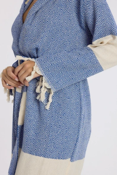 Elmas Peştemal Bornoz Banyo ve Plaj Elbisesi - 11