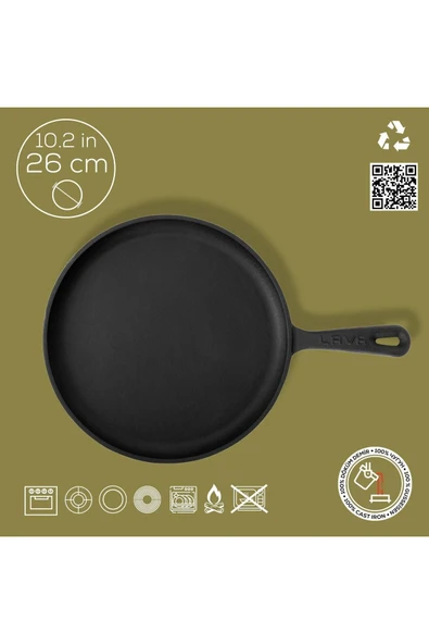 Lava Döküm Yuvarlak Krep 26cm - LV ECO Y KRP 26 - 5