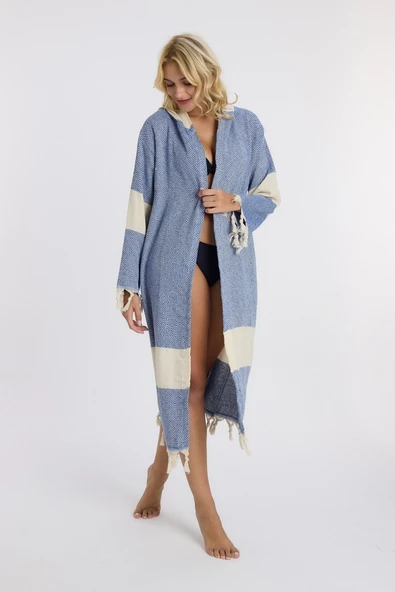 Elmas Peştemal Bornoz Banyo ve Plaj Elbisesi - 3