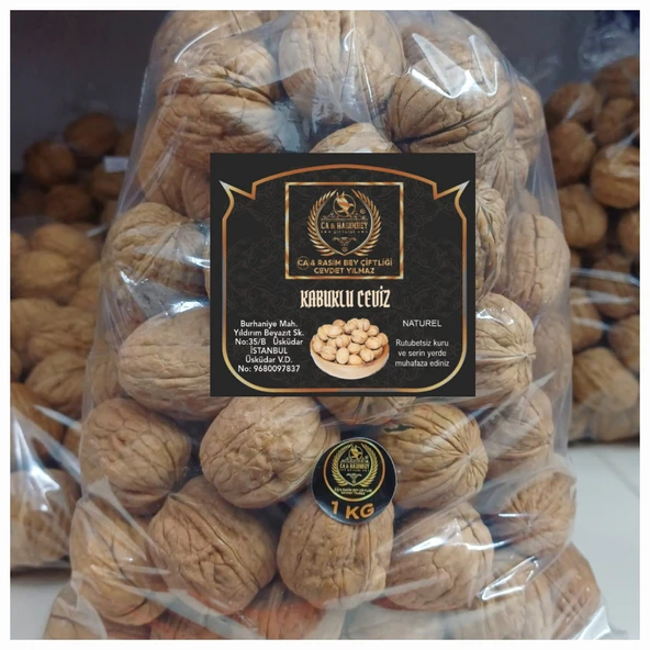 Rasim Bey Çiftliği Kabuklu Ceviz Jumbo 1 kg